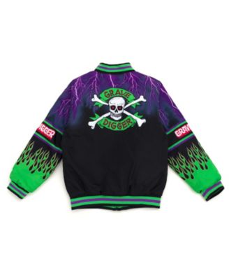 Toddler Boys Zip Up Varsity Bomber Jacket