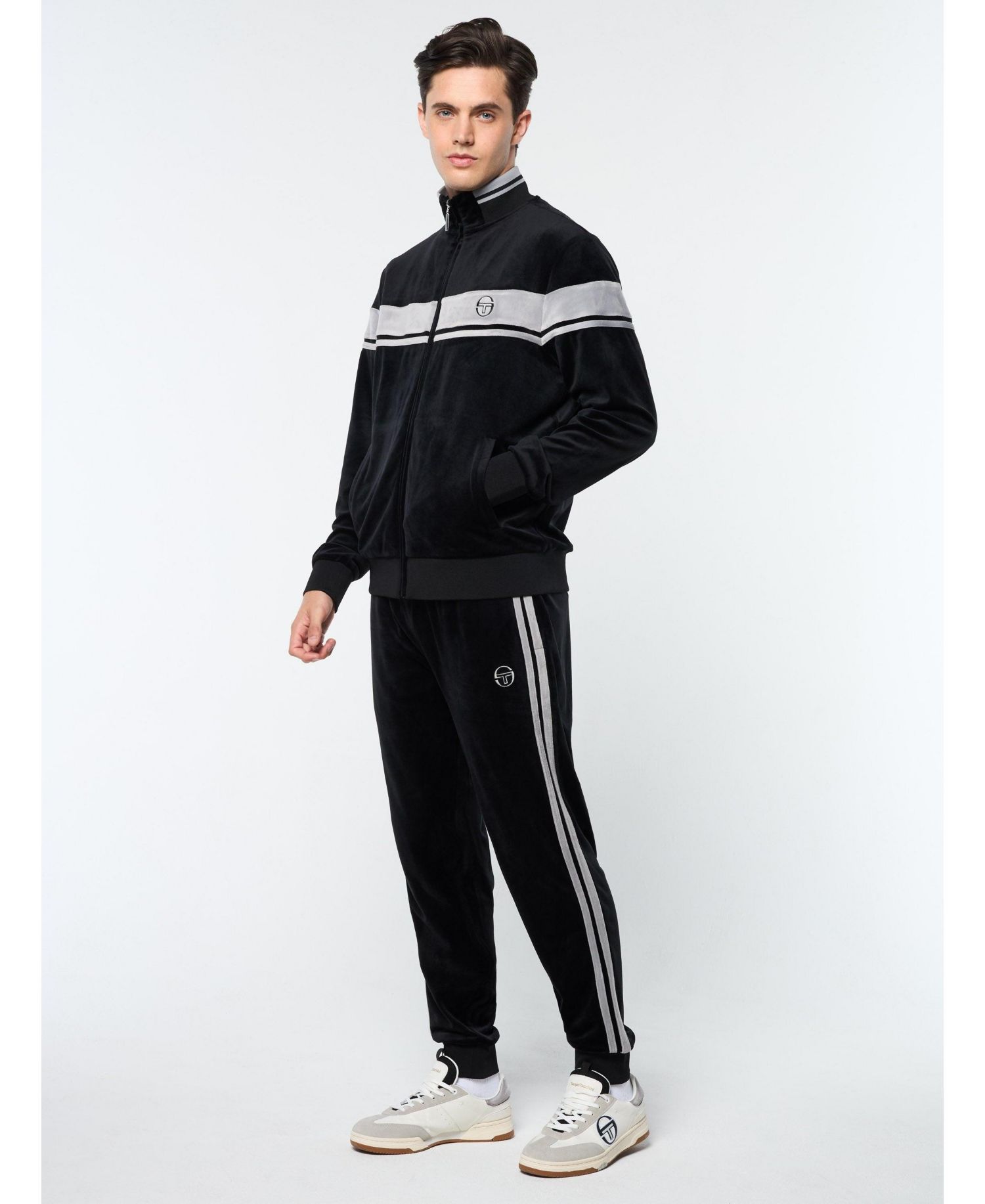 Big & Tall Damarindo Velour Track Jacket