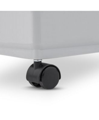 3-Piece 41 Lbs/45 Qt WeatherPro Airtight Pet Food Storage Container Combo with Scoop, Gray