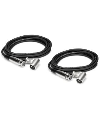 2x XRR101.5 1.5 Foot 3-Pin XLR Cable