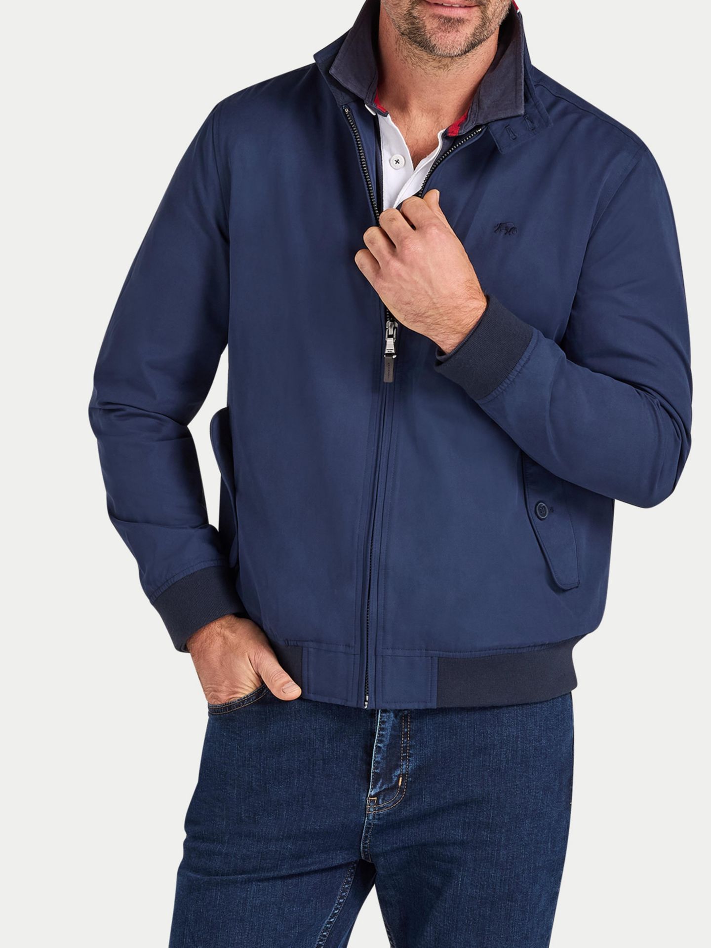 Мужская куртка Raging Bull Harrington, цвет: Тёмно-синий — фото 8