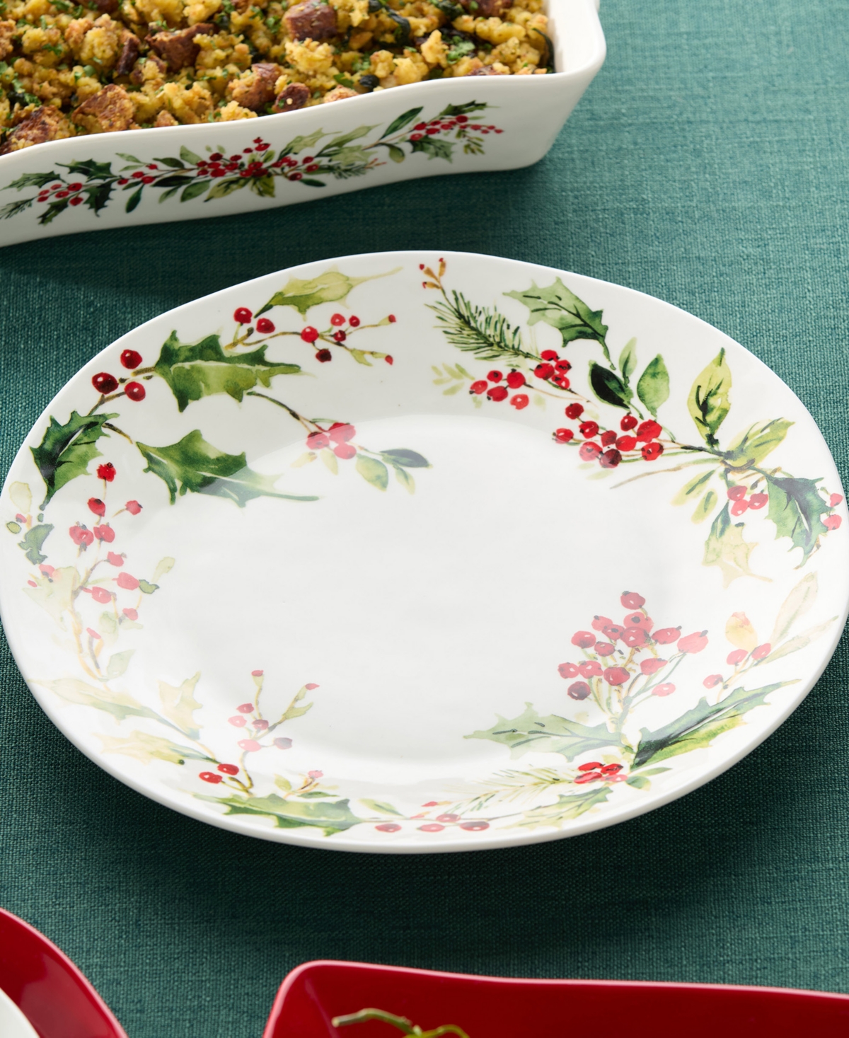 Certified International Holly Vines Round Platter