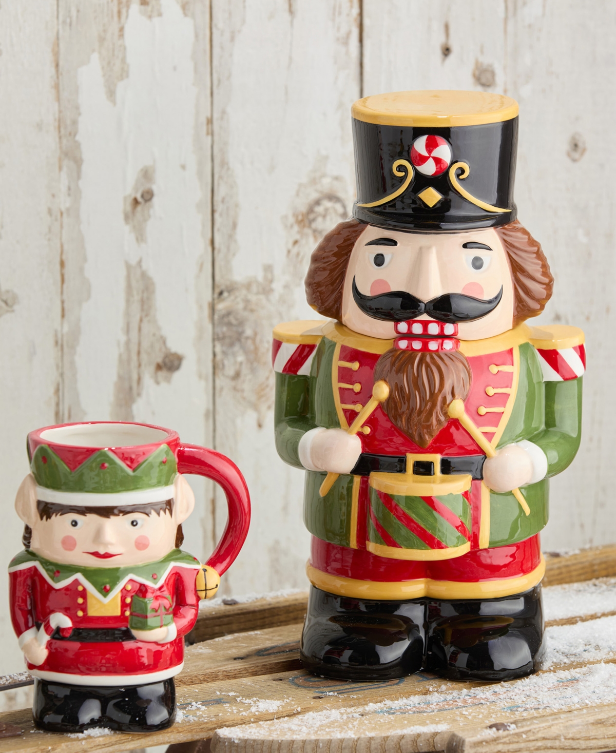 Certified International Nutcracker Parade 3d Nutcracker Cookie Jar In Multi