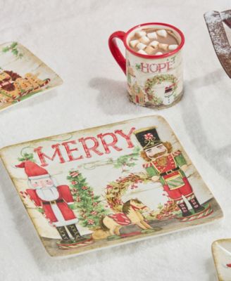 Nutcracker Parade Dinner Plates, Set of 4