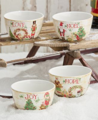 Nutcracker Parade Ice Cream Bowls, Set of 4