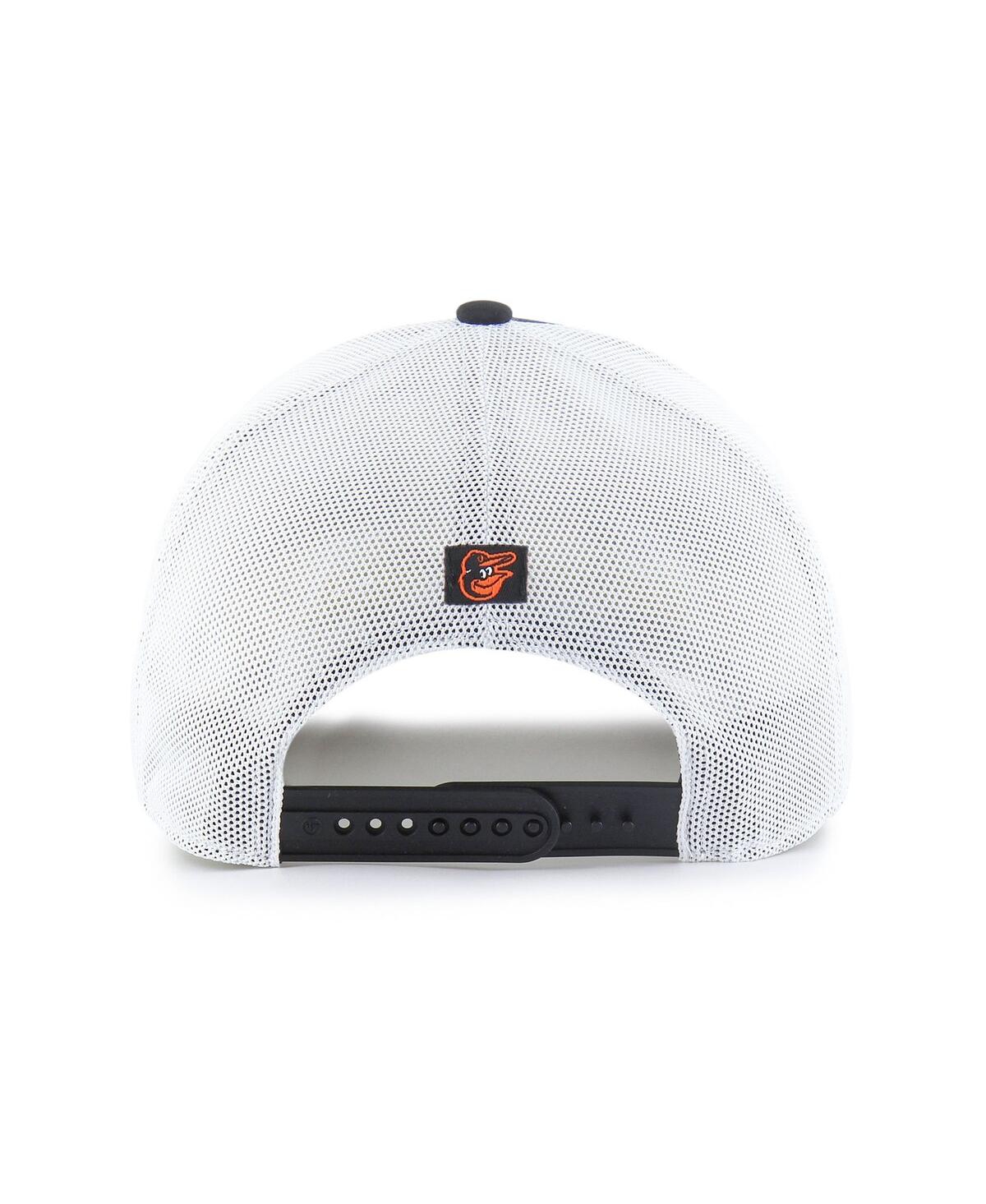 47 Brand Men's Black/white Baltimore Orioles Fairway Trucker Adjustable Hat In Multi