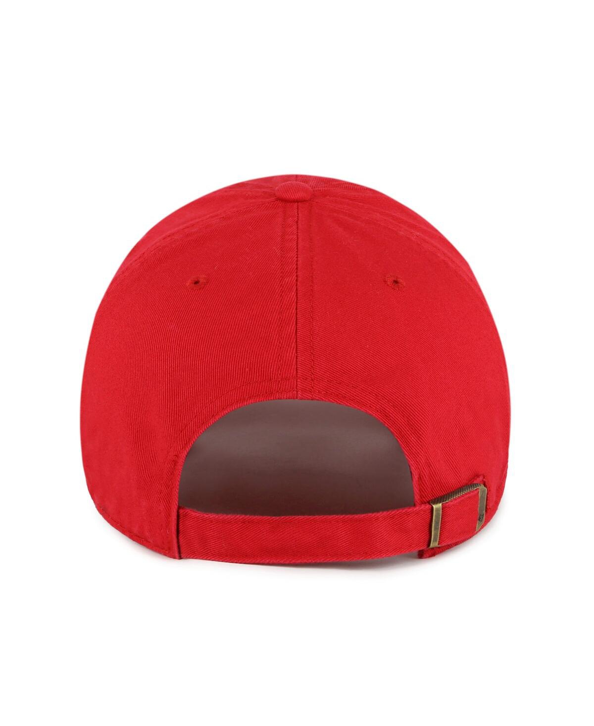 47 Brand Women's Red Philadelphia Phillies Ariana Clean Up Adjustable Hat In Red