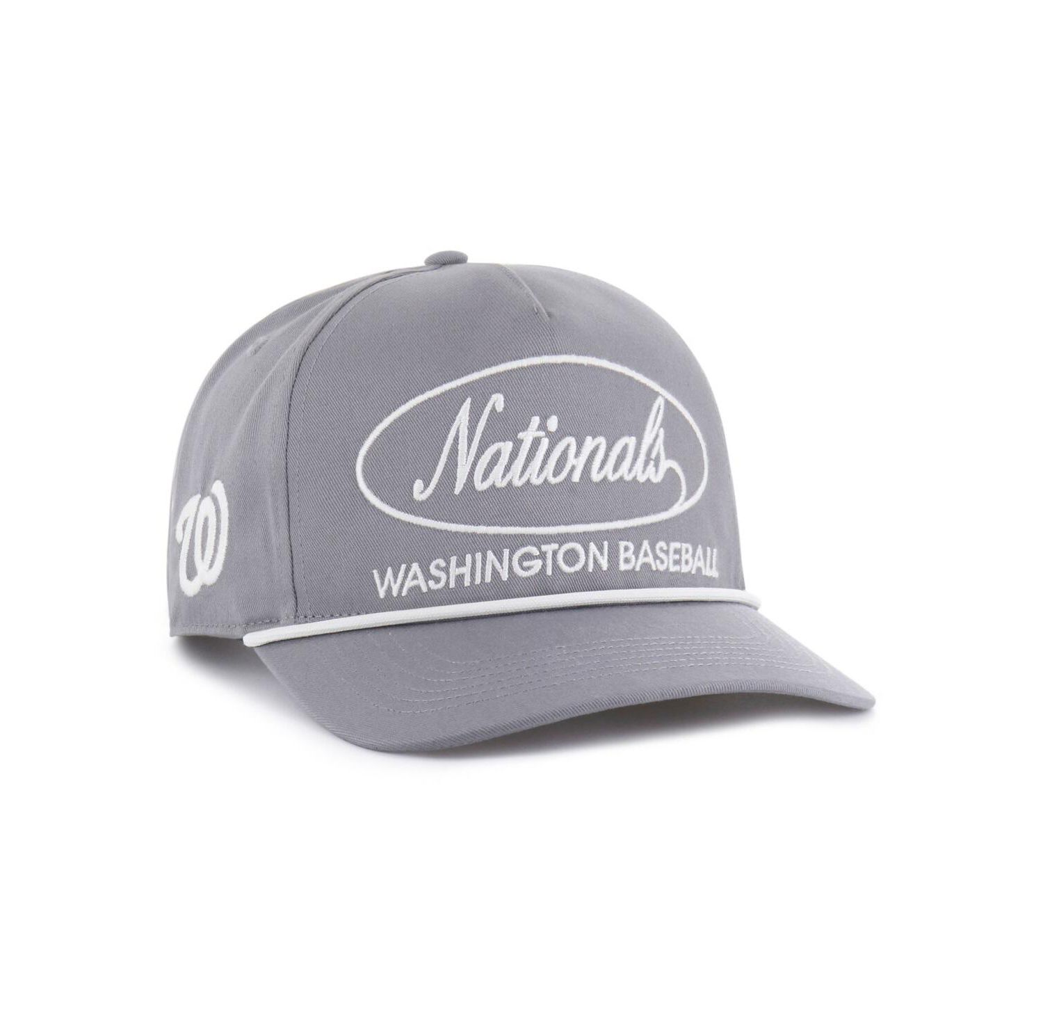 Men's Gray Washington Nationals Foundational Hitch Adjustable Hat