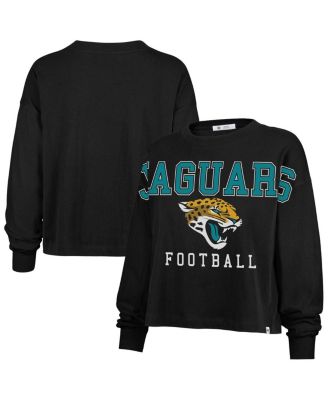 '47 Brand - Women's Black Jacksonville Jaguars Outreach City Oversized Long Sleeve T-Shirt