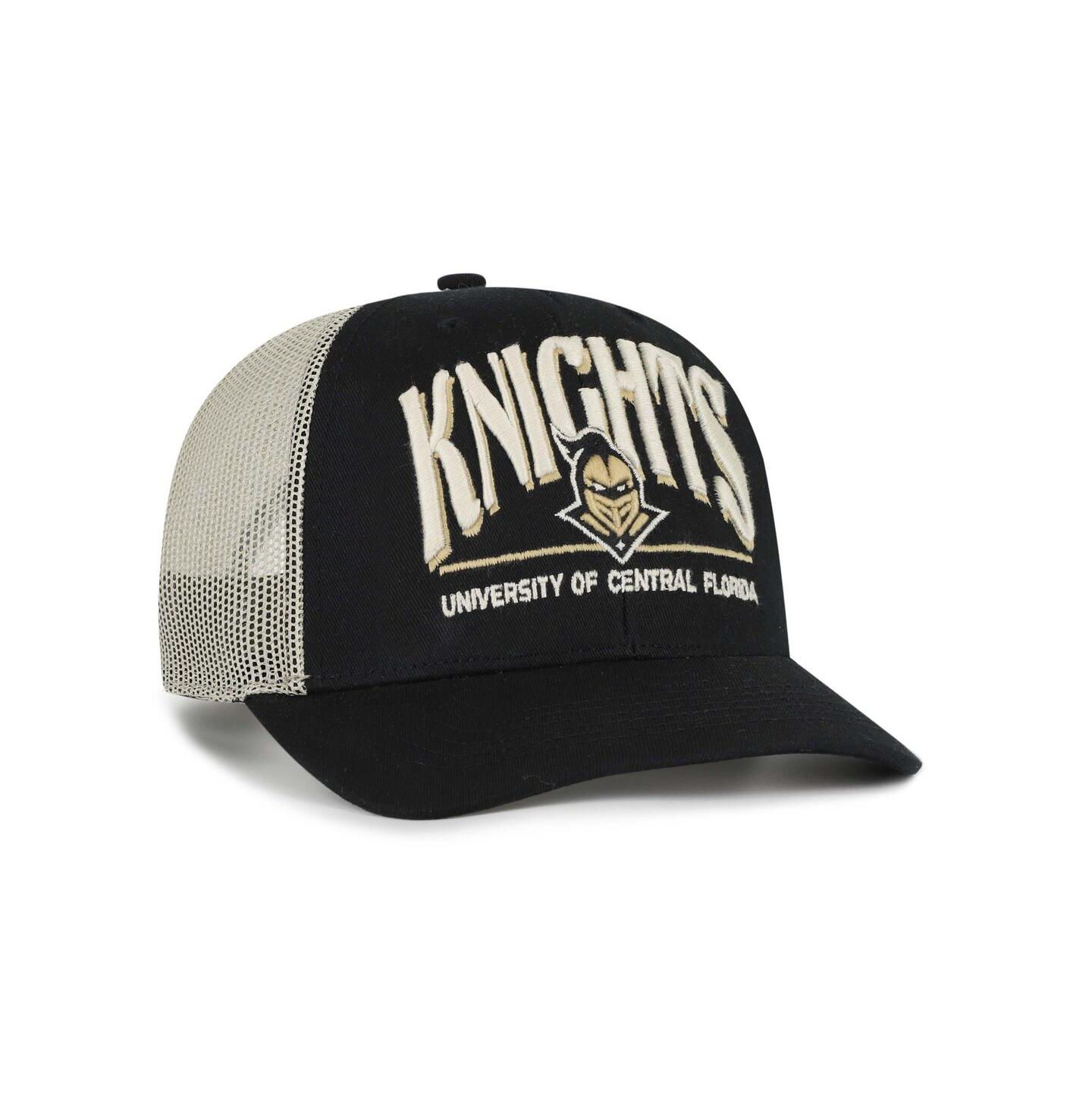 Мужская кепка '47 Brand Black UCF Knights Arid Adjustable Trucker Hat — фото 3