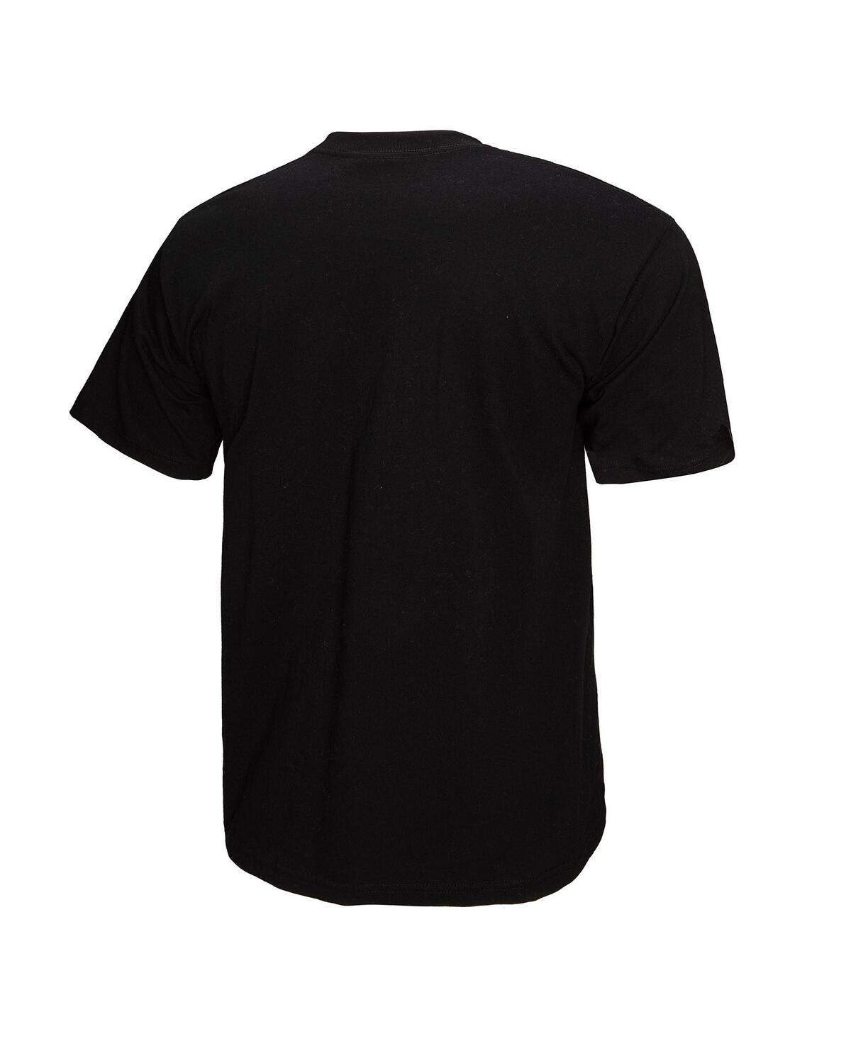 Mitchell & Ness Women's Black Tampa Bay Buccaneers 50th Anniversary Shield Oversized Boyfriend T-shirt In Black