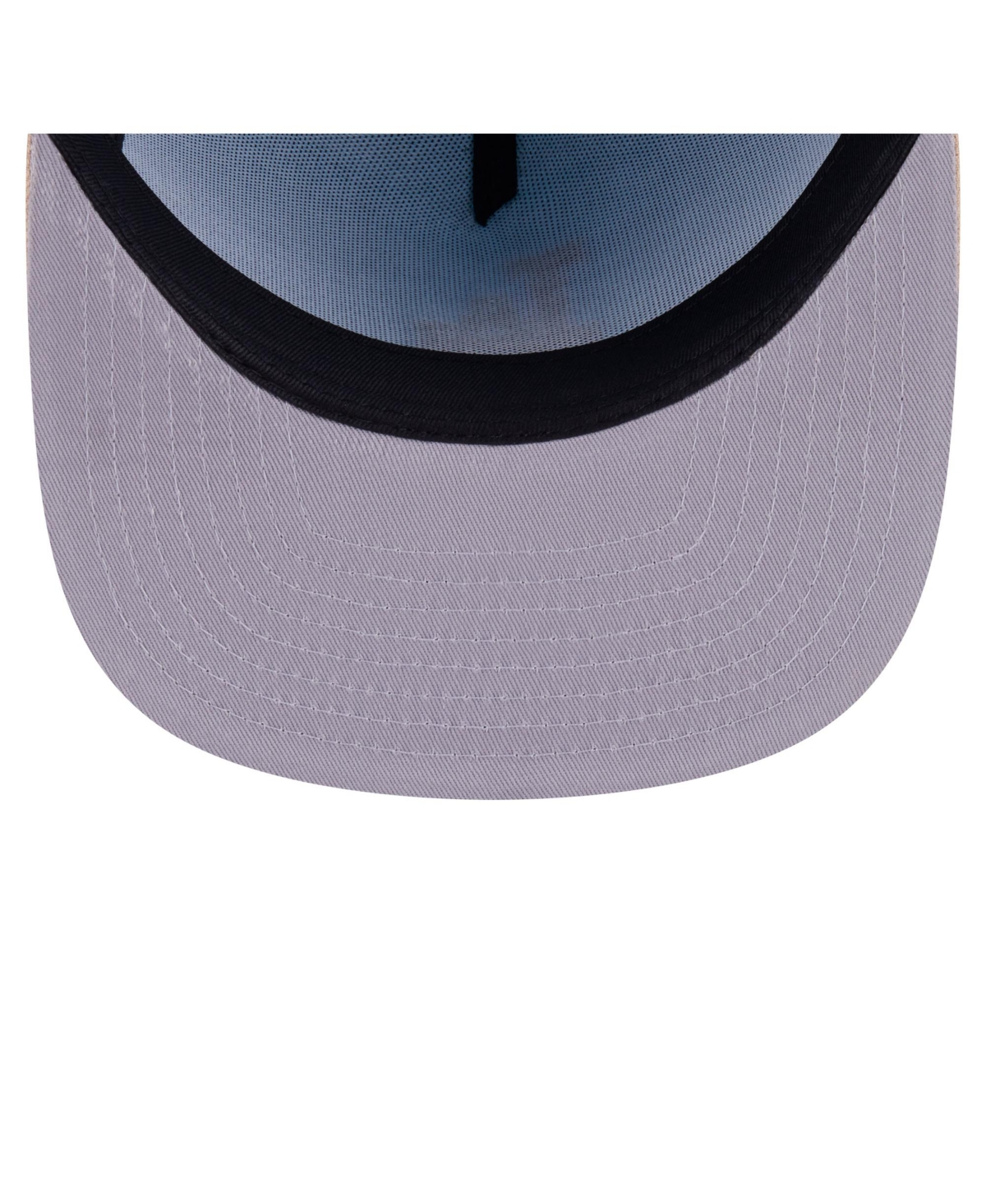 New Era Men's Light Blue/cream Los Angeles Dodgers Two-tone Color Pack A-frame 59fifty Fitted Hat In Blue