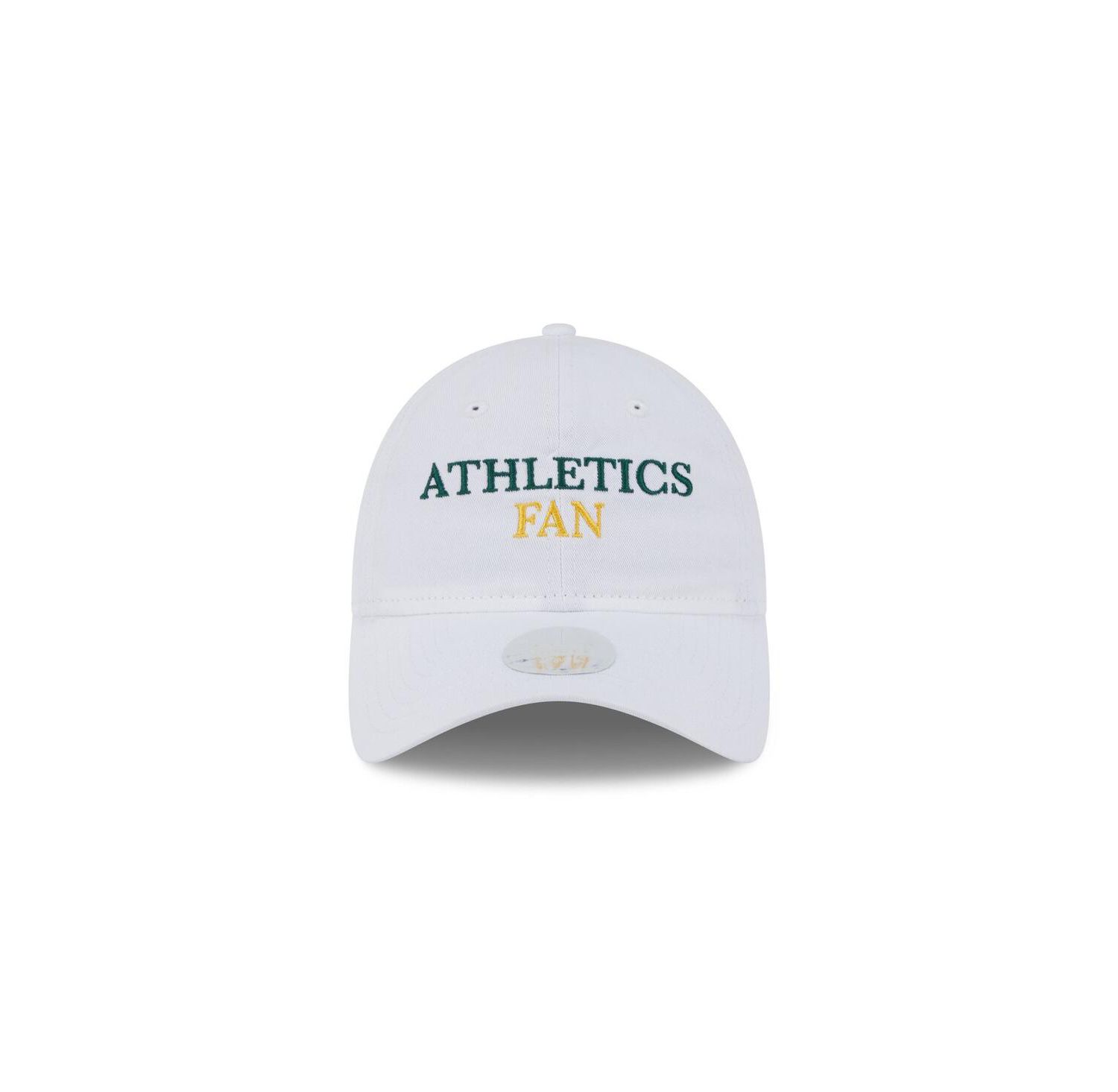 Women's White Athletics Team Fan 9TWENTY Adjustable Hat