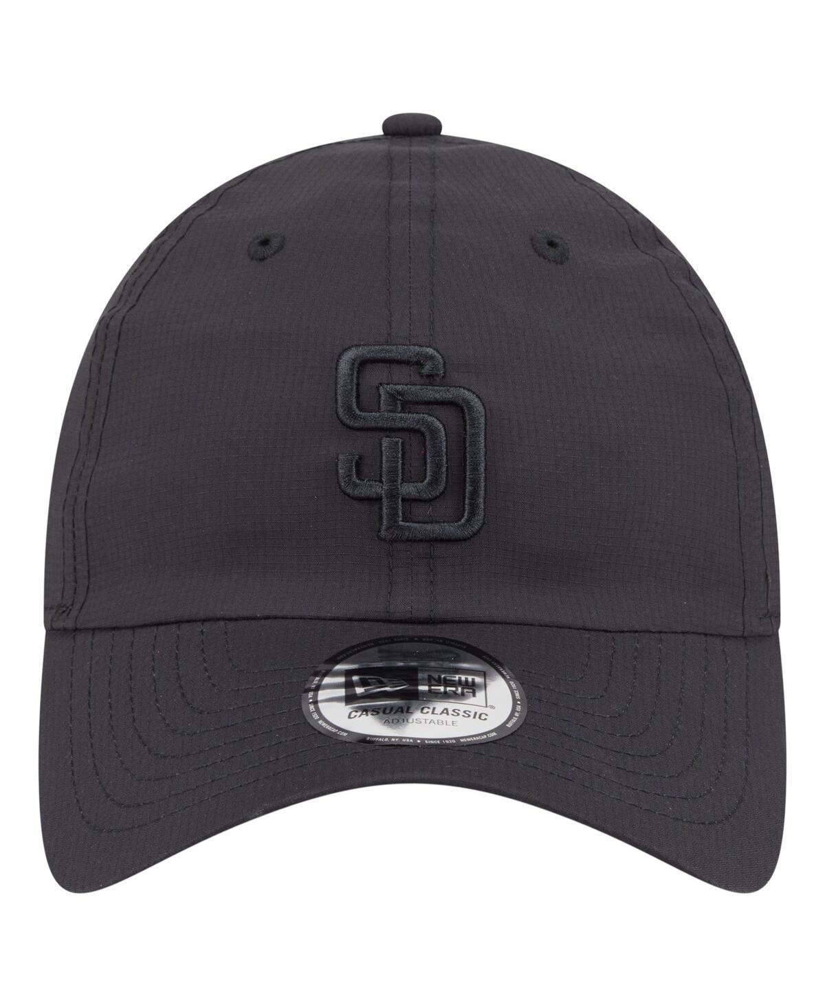 New Era Men's Black San Diego Padres Ripstop Casual Classic Adjustable Hat In Black