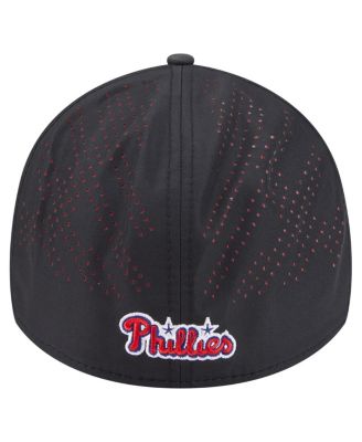 Men's Black Philadelphia Phillies Night 39THIRTY Flex Hat