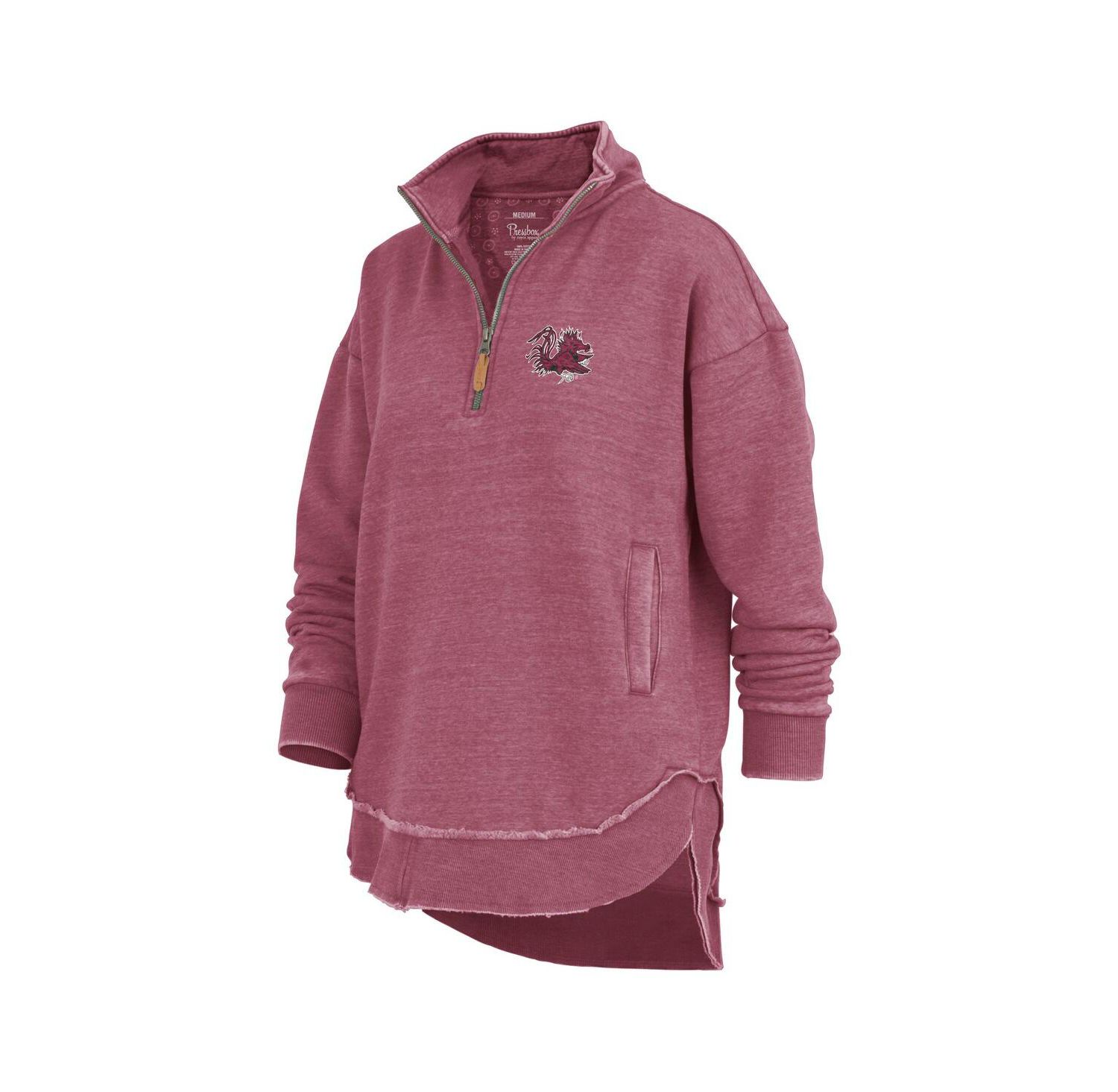 Women's Garnet South Carolina Gamecocks Northfork Sojourn Poncho Quarter-Zip Sweatshirt