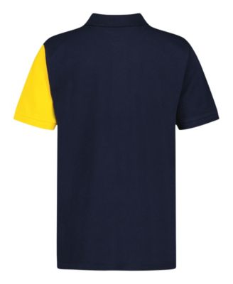 Toddler and Little Boys' Diagonal Color Block Polo Shirt