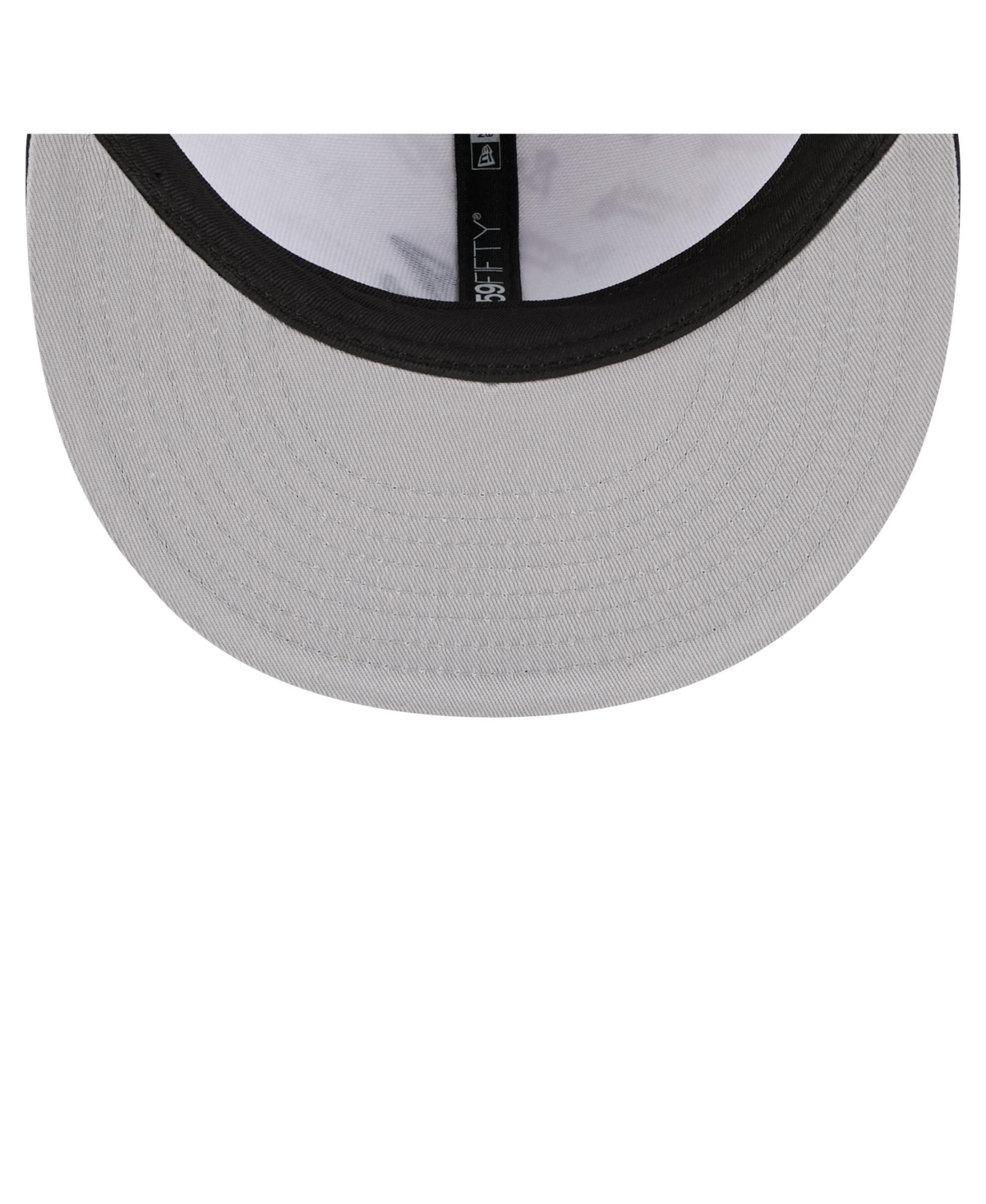 New Era Men's White/navy Atlanta Braves Repeat 59fifty Fitted Hat In Multi