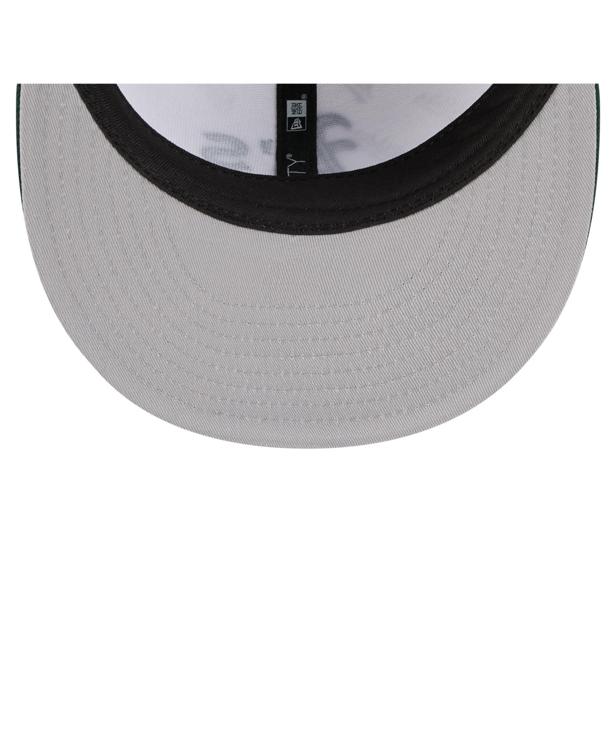 New Era Men's White/green Athletics Repeat 59fifty Fitted Hat In Multi