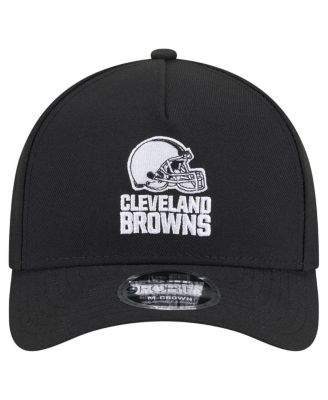Men's Black Cleveland Browns Team Collection 9FORTY M-Crown A-Frame Adjustable Hat