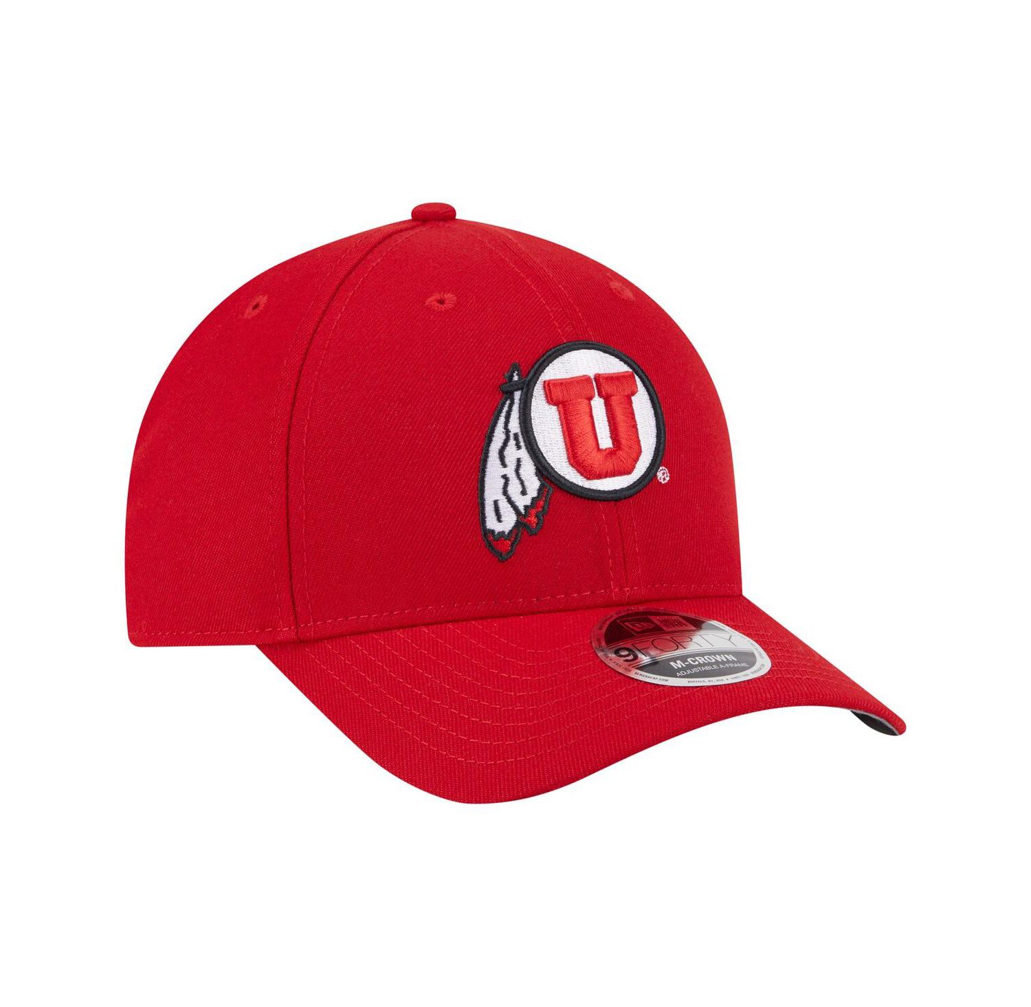 Men's Red Utah Utes Team Collective 9FORTY M-Crown Adjustable Hat