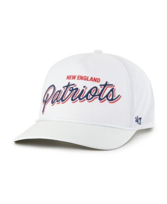 '47 Brand - Men's White New England Patriots Brrr Fairway Hitch Adjustable Hat