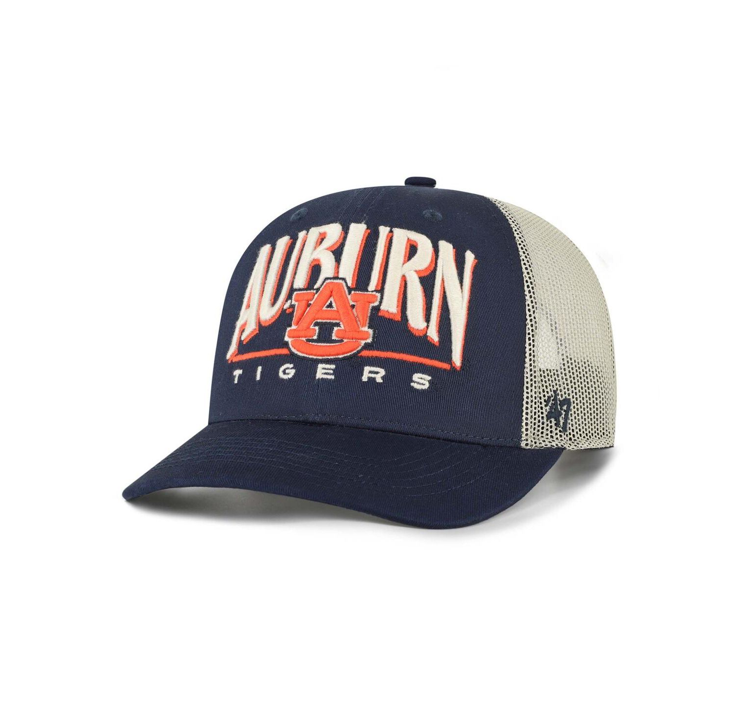 Men's Navy Auburn Tigers Arid Adjustable Trucker Hat