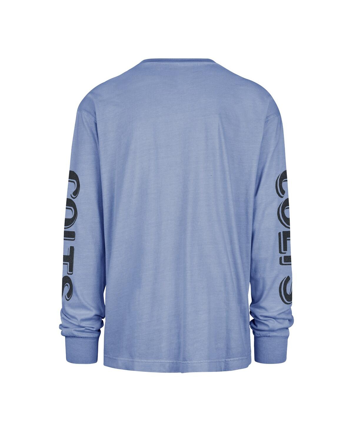 47 Brand Men's Royal Indianapolis Colts Cairn Ravine Foundation Throwback Long Sleeve T-shirt In Blue