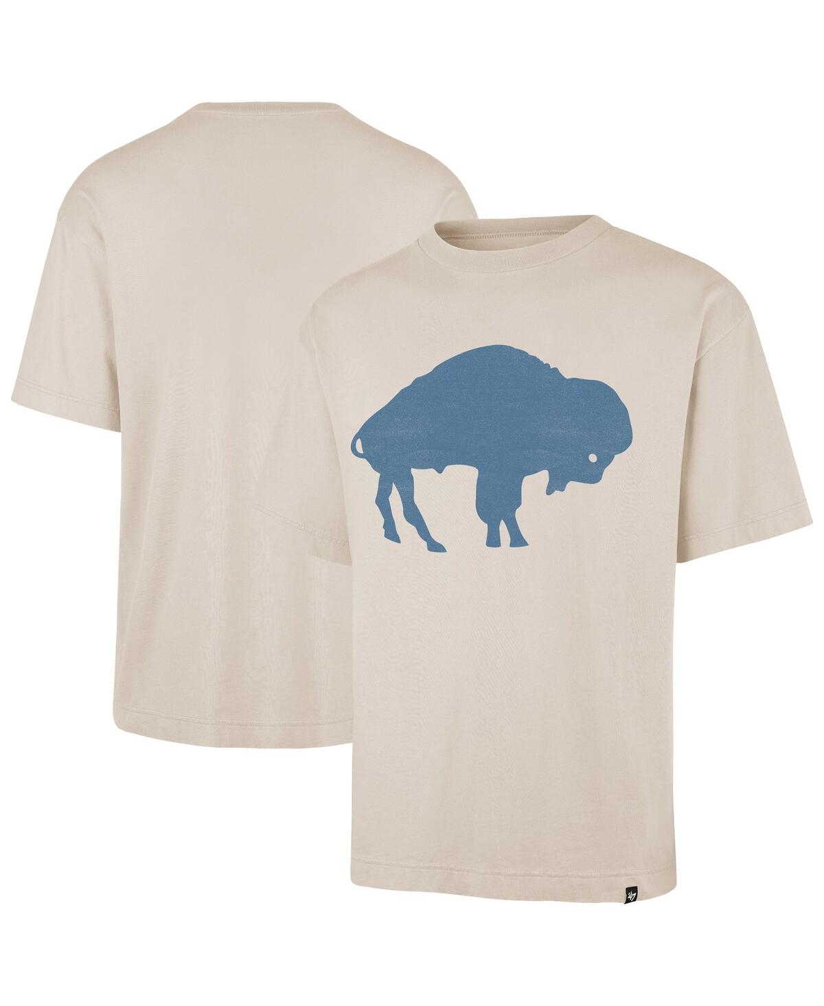 47 Brand Men's Tan Buffalo Bills Bouldering Imprint Ravine Foundation Throwback T-shirt In Multi