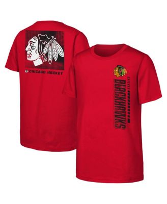 Outerstuff - Big Boys and Girls Red Chicago Blackhawks Atmosphere T-Shirt