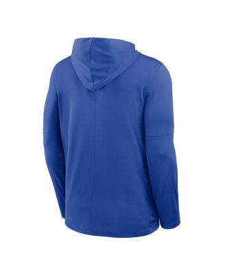 Men's Royal Air Force Falcons 2025 Sideline Dri-FIT Long Sleeve Hoodie T-Shirt