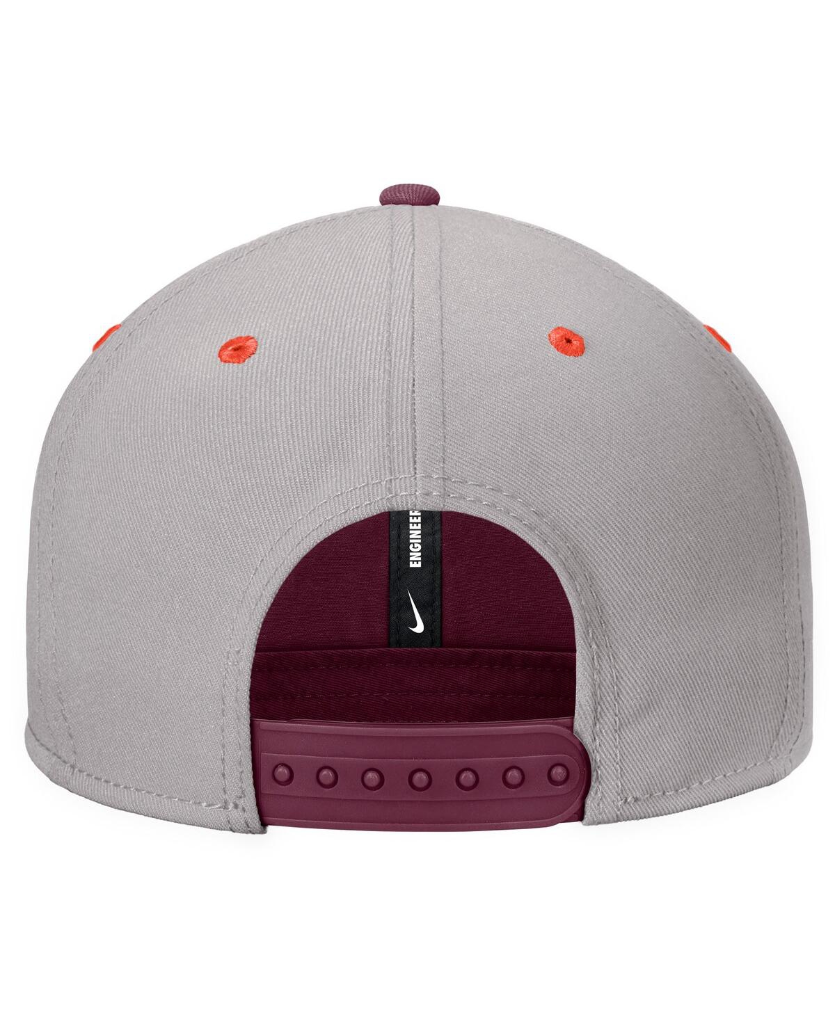 Nike Men's Maroon Virginia Tech Hokies Vintage Patch Snapback Hat In Burgundy