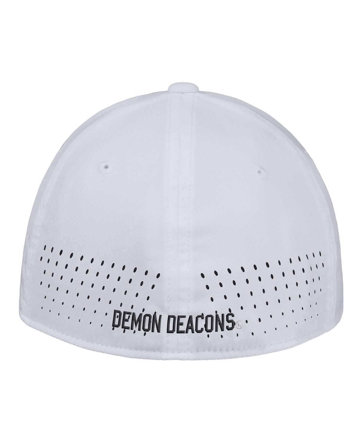 Nike Men's White Wake Forest Demon Deacons 2025â On-field Performance Flex Hat In White