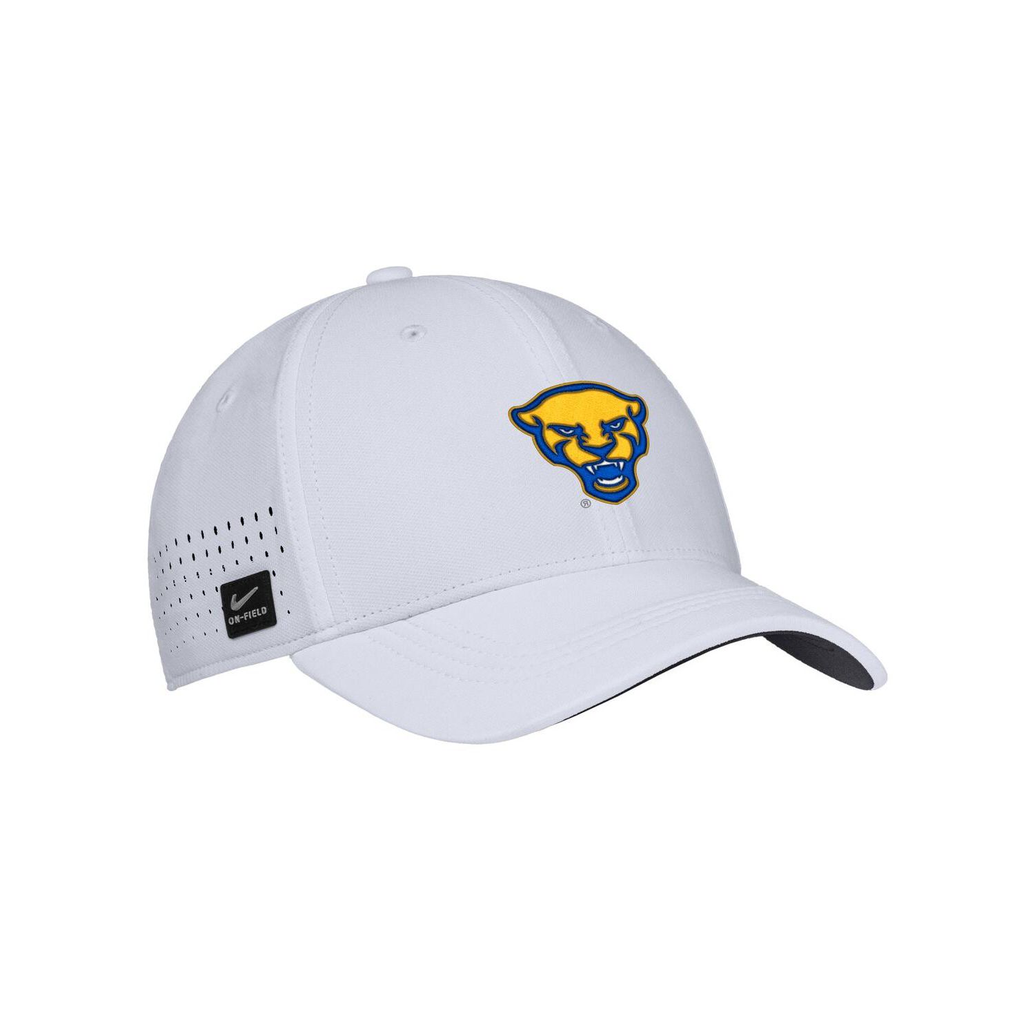 Men's White Pitt Panthers 2025 On-Field Performance Flex Hat