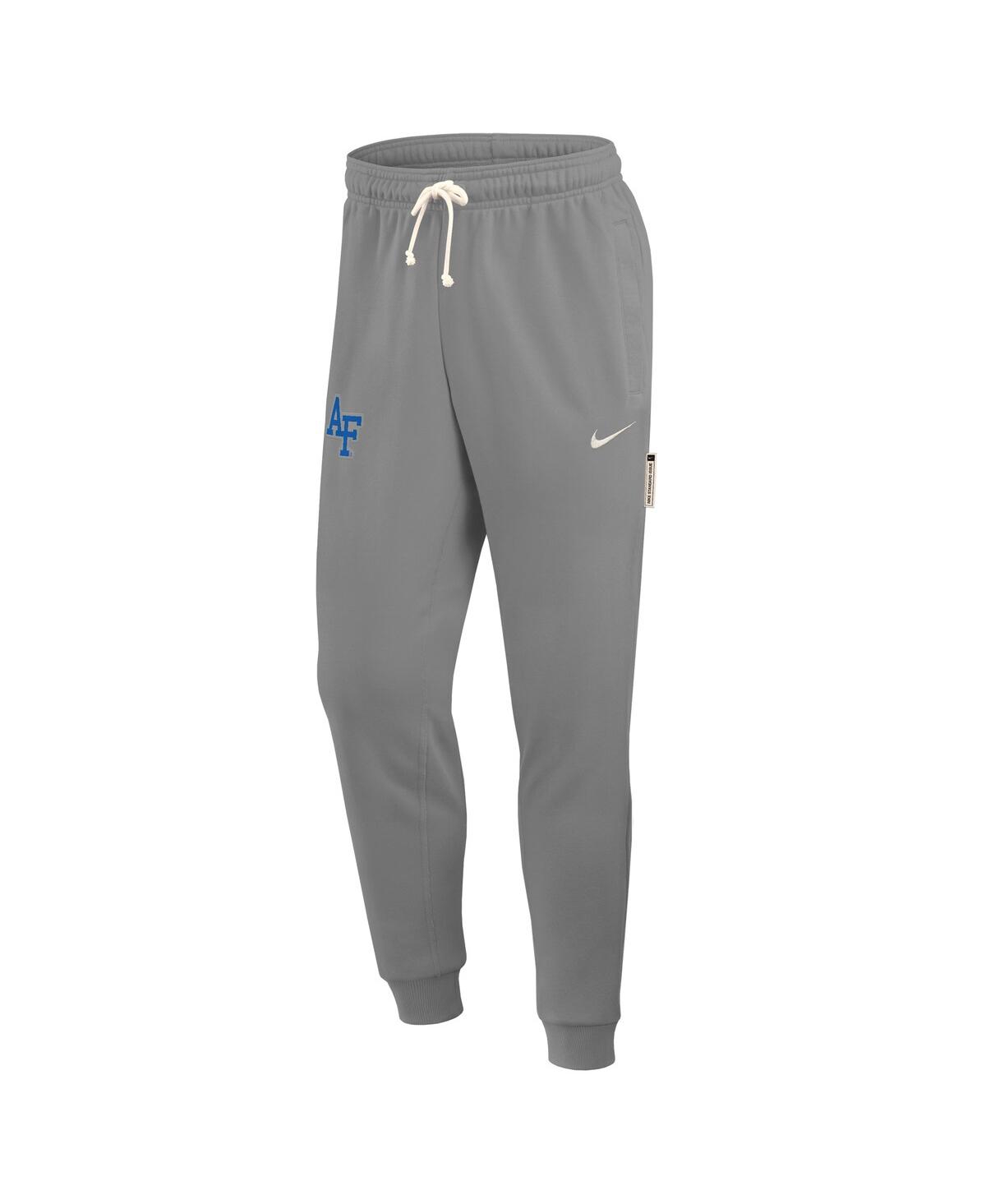 Nike Men's Heather Gray Air Force Falcons 2025 Sideline Performance Taper Pants In Gray