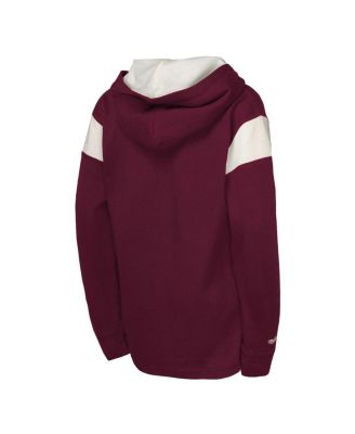 Big Boys and Girls Burgundy Colorado Avalanche Thermal Lightweight Pullover Hoodie