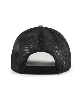 Men's Heather Charcoal New York Giants Carbon Rope Trucker Adjustable Hat