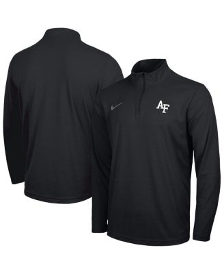 Nike - Men's Black Air Force Falcons Intensity Performance Quarter-Zip Pullover Sweatshirt