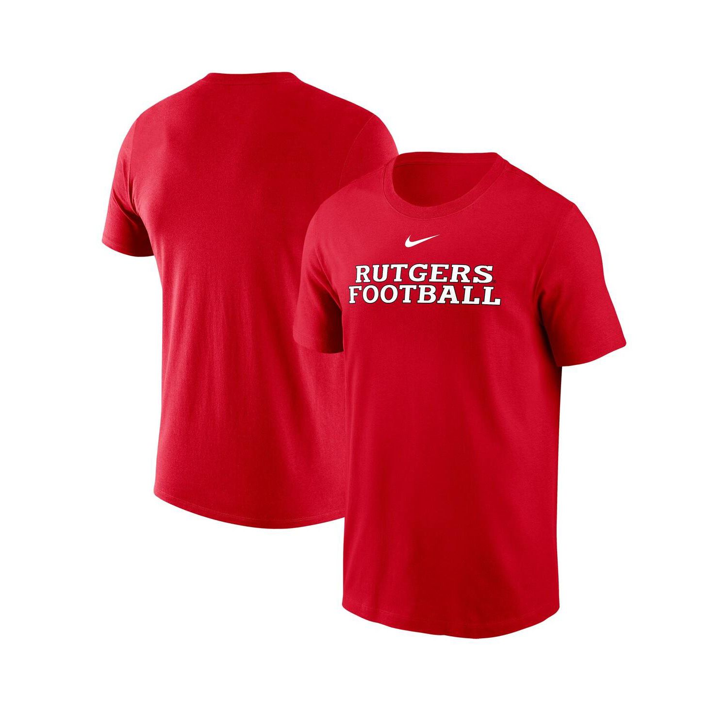 Men's Scarlet Rutgers Scarlet Knights Football Performance T-Shirt
