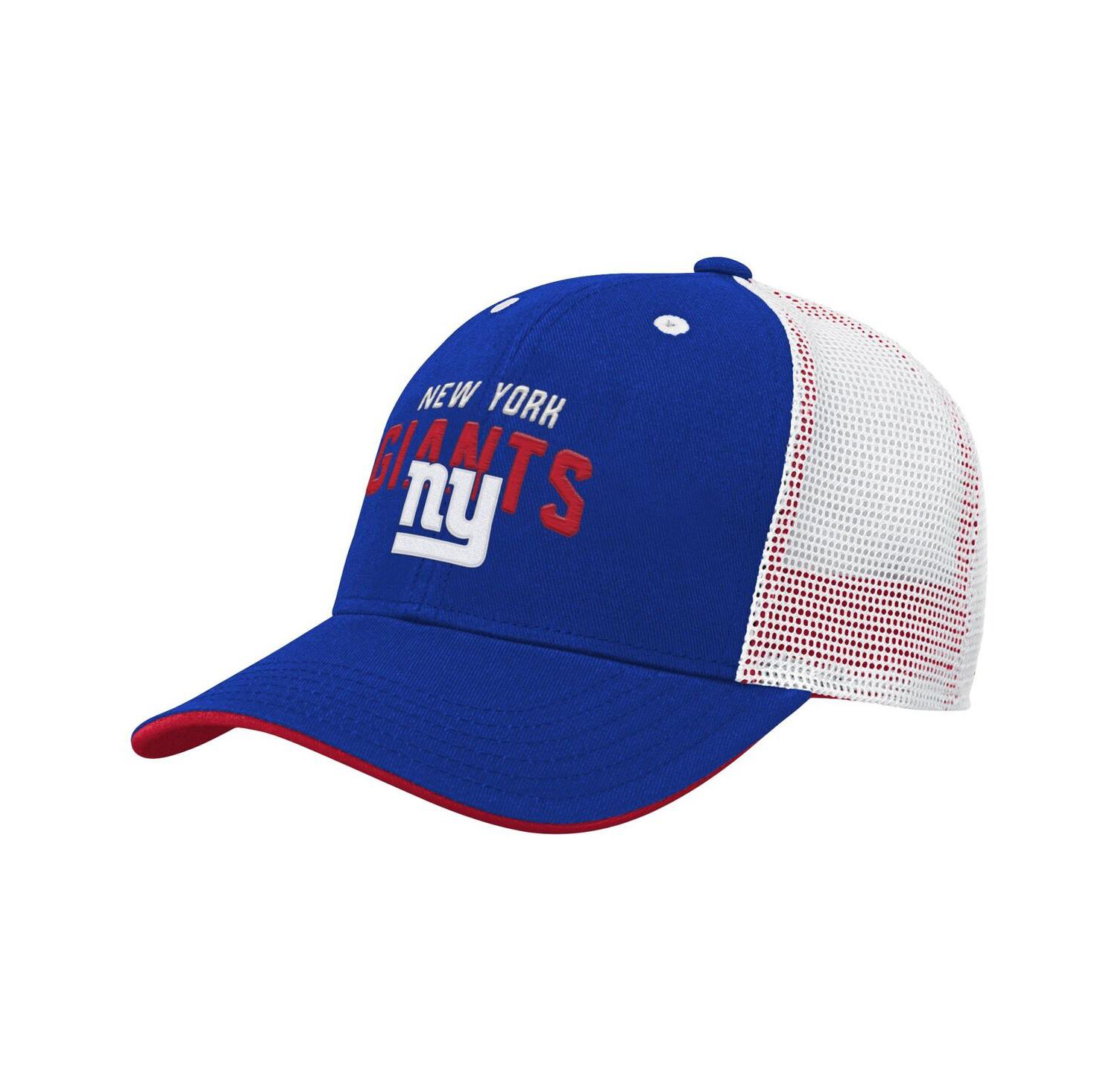 Big Boys and Girls Royal New York Giants Core Lockup Trucker Adjustable Hat
