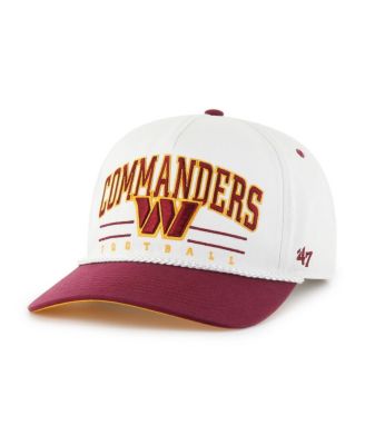 '47 Brand - Men's White/Burgundy Washington Commanders Roscoe Two-Toned Hitch Adjustable Hat