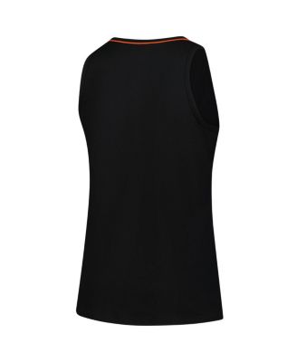 Women's Black Cincinnati Bengals Plus Size Stellar Win V-Neck Tank Top