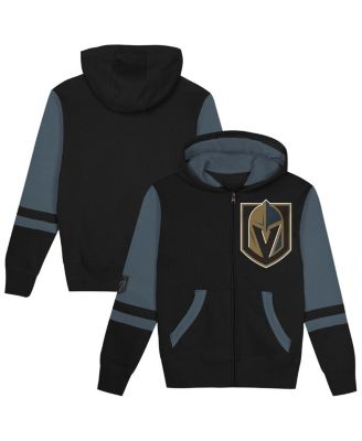 Outerstuff - Preschool Black Vegas Golden Knights Face Off Full-Zip Hoodie