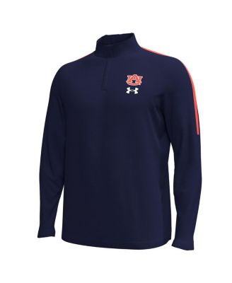 Men's Navy Auburn Tigers Playoff Performance Quarter-Zip Sweatshirt