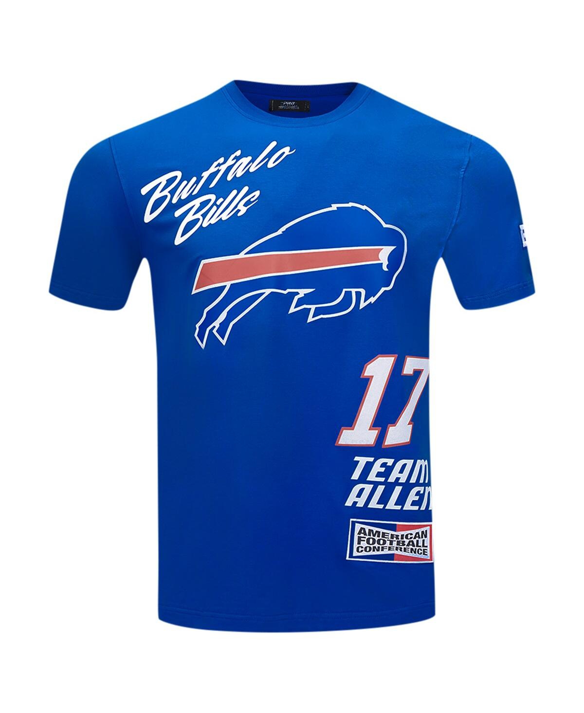 Pro Standard Men's Josh Allen Royal Buffalo Bills Fast Lane Name Number Player T-shirt In Blue