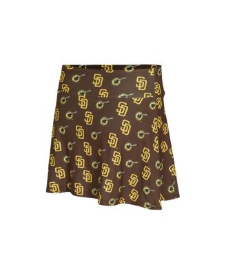 Women's&nbsp;2-Piece Brown San Diego Padres Knit Tank Top and Skort Set