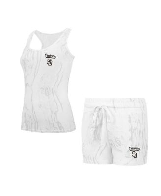 Concepts Sport - Women's 2-Piece San Diego Padres Quartz Tank Top and Shorts Set