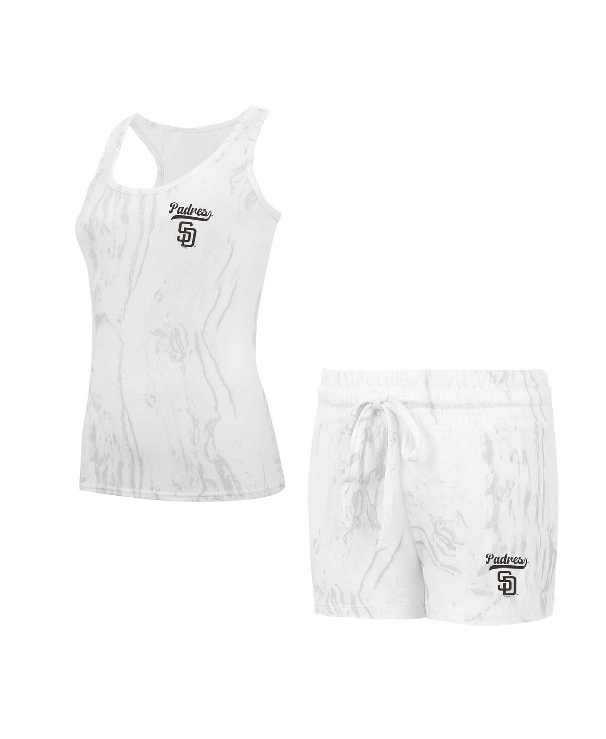 Concepts Sport Women's 2-piece San Diego Padres Quartz Tank Top And Shorts Set In Multi