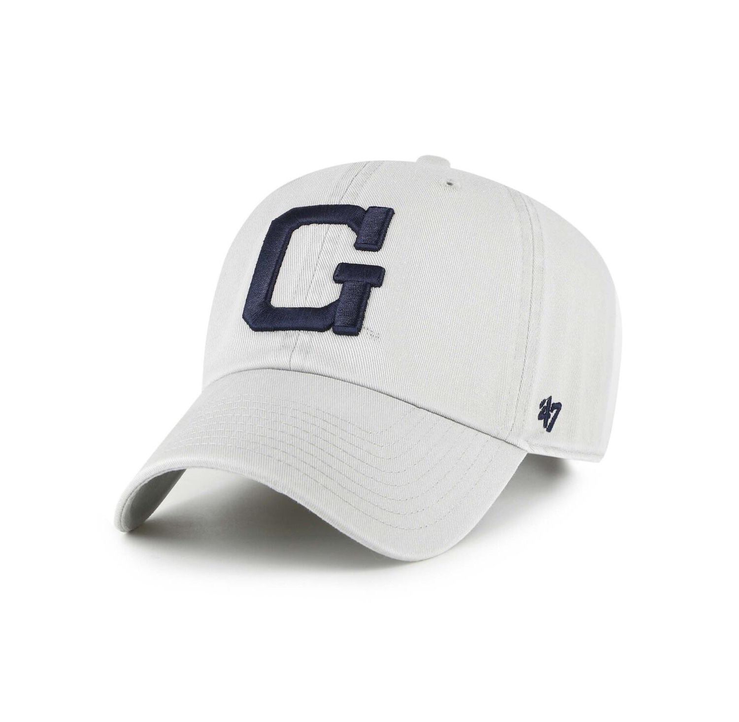 Men's Gray Georgetown Hoyas Vault Clean Up Adjustable Hat