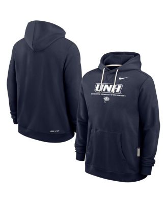 Nike - Men's Navy New Hampshire Wildcats 2025 Sideline Performance Pullover Hoodie
